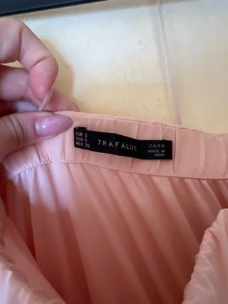 Vestido ZARA sin tirantes