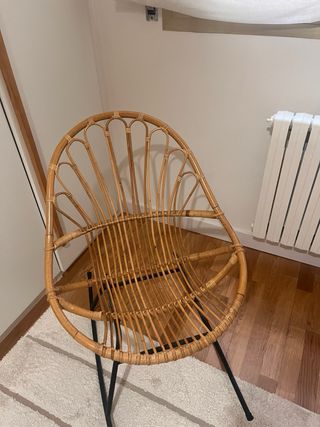 Mecedora Ratán y Metal