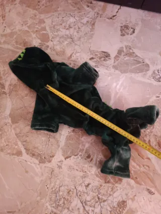 Vestito cane verde piccola taglia