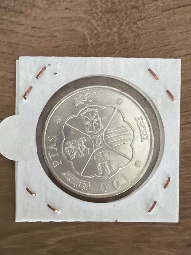 Moneda Plata 100 pesetas Franco 1966,estrella 66,
