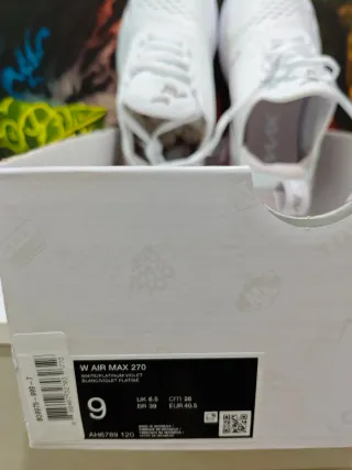 Nike Air Max 270 Blancas y Rosas