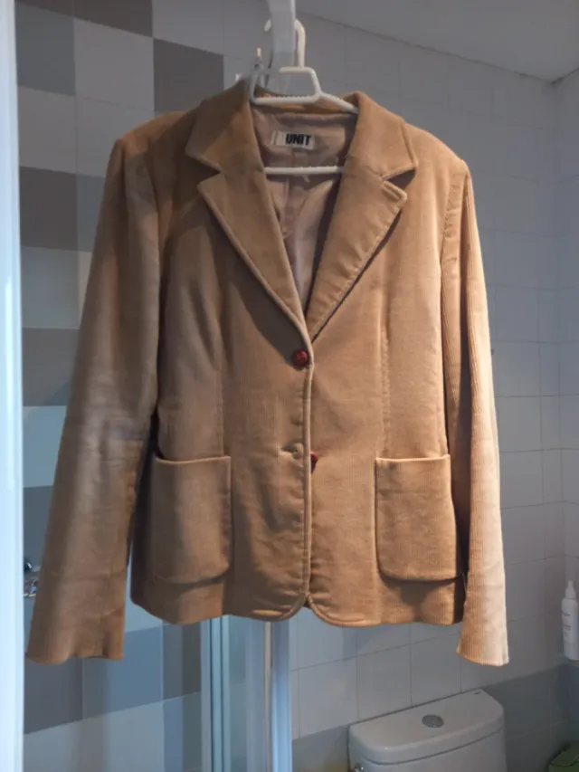 Chaqueta pana UNIT beige T.42