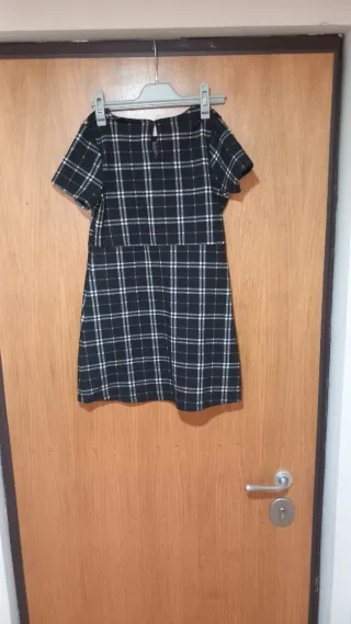 Vestido infantil xadrez