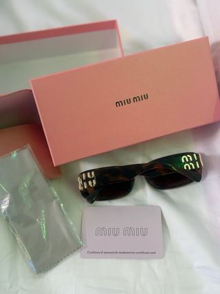 Gafas de sol Miu Miu marrones