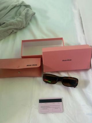 Gafas de sol Miu Miu marrones
