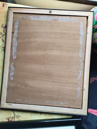 Cuadro 3D Figuras Bajo Paraguas