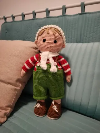 Muñeco Amigurumi Navidad Niño