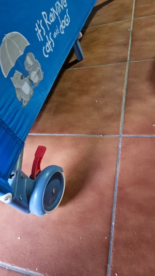 Cuna de viaje con colchón