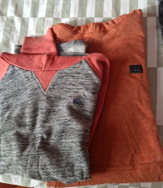 Lote 2 Sudaderas Quiksilver Talla S