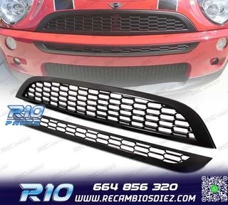 PARRILLA MINI COOPER S 01-06 NEGRO BRILLO