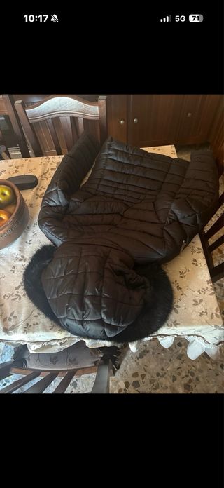 Cappotto donna con pelliccia sintetica