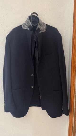 Blazer Boggi Milano Azul Talla L
