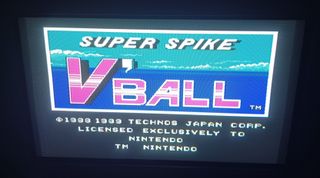Per Nintendo NES Super Spike V'Ball. Originale
