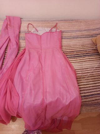 Vestido de fiesta rosa