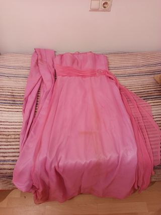 Vestido de fiesta rosa