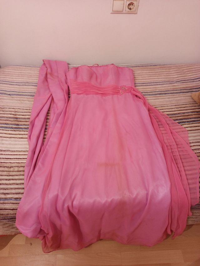 Vestido de fiesta rosa