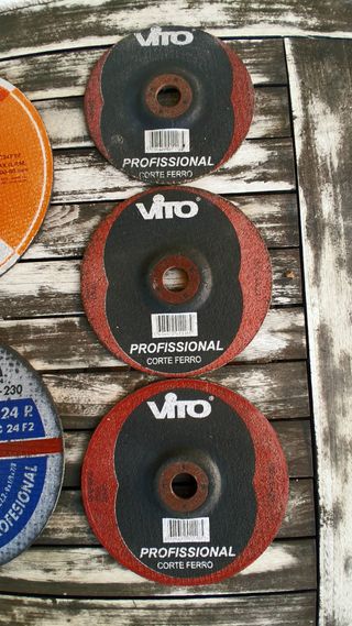 Lote 5 Discos Corte Metal/Pedra Vito/Rubi/Bellota