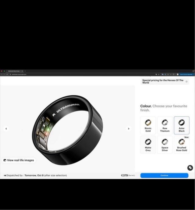 Anillo UltraHuman Ring Air