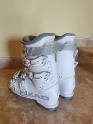 Botas de esquí Head mujer y bastones