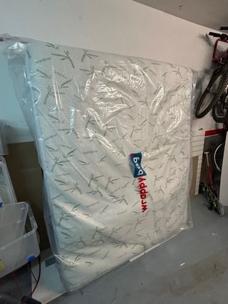 Colchón 160x190 y Base Tapizada 160x200