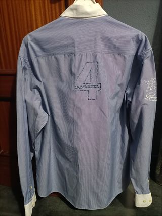 Camisa La Martina Hombre XXXL Rayas Azules