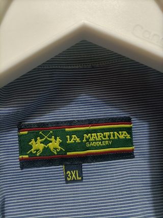 Camisa La Martina Hombre XXXL Rayas Azules