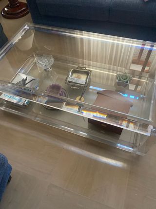 Tavolino Wama Plexiglass Vetro