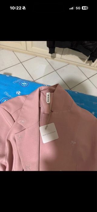 Coordinato donna spezzato rosa antico  veste S/L