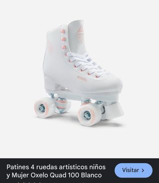 Patines Oxelo Quad 100 Blancos talla 37