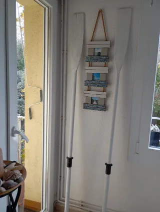 2 Palas de madera para barca