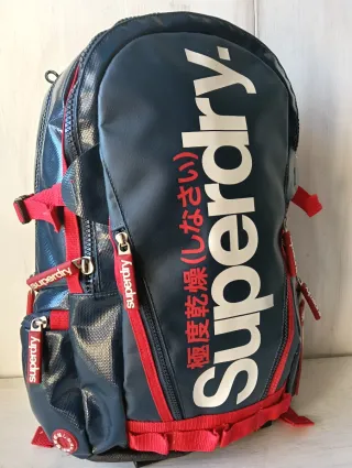 Superdry Zaino Blu e Rosso