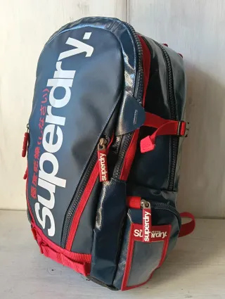 Superdry Zaino Blu e Rosso