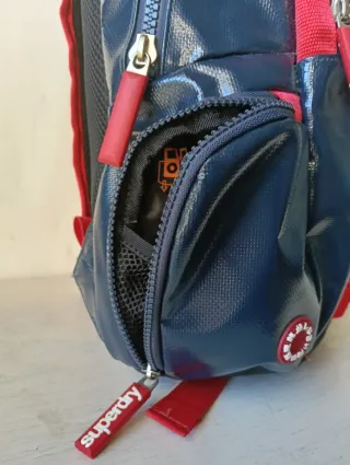 Superdry Zaino Blu e Rosso