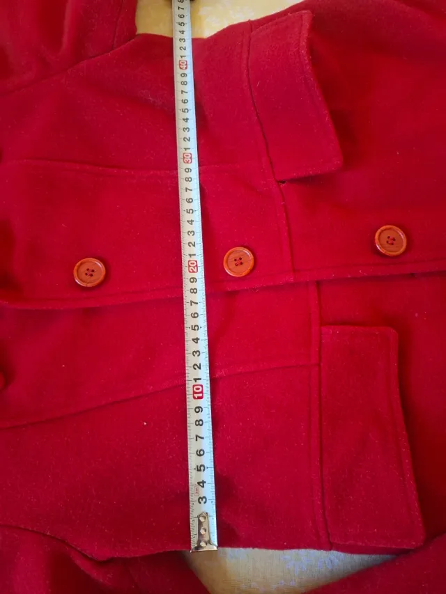 Abrigo rojo Atame Talla 38
