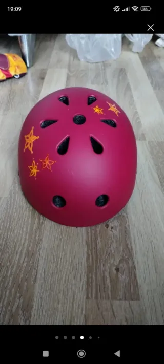 Patines en línea para niña y protecciones