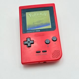 Nintendo Game Boy Pocket Rosso Console Funzionante