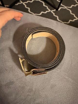 Cintura Louis Vuitton Marrone Oro Fibbia Logo