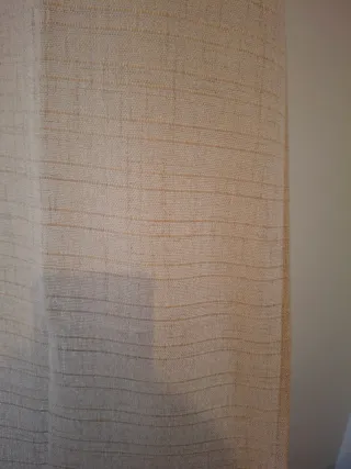 Cortinas Beige de Tela efecto lino 150x260