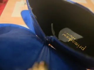 Botines azules talla 40