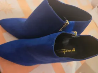 Botines azules talla 40