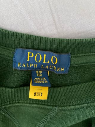 Jersey Ralph Lauren verde niño