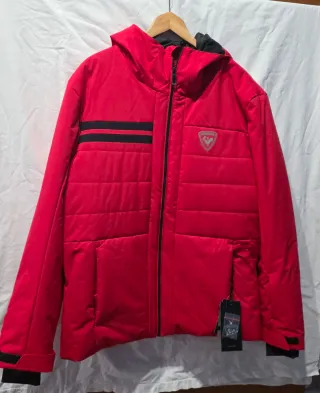 Giacca sci Rossignol rossa uomo nuova con etichett