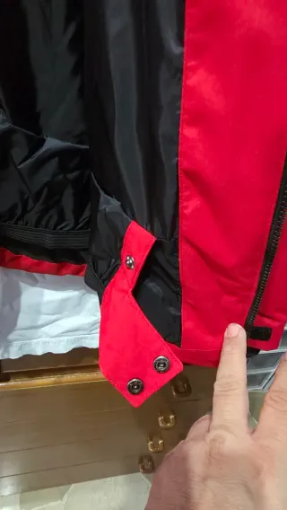 Giacca sci Rossignol rossa uomo nuova con etichett