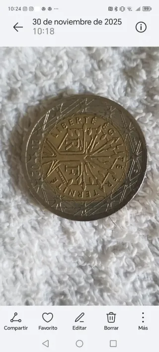 Moneda 2 Euros Francia 2002