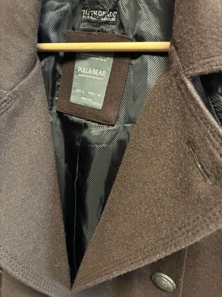 Abrigo Pull&Bear Talla XL Marrón