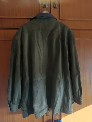 Abrigo Vintage Ante Verde.M.