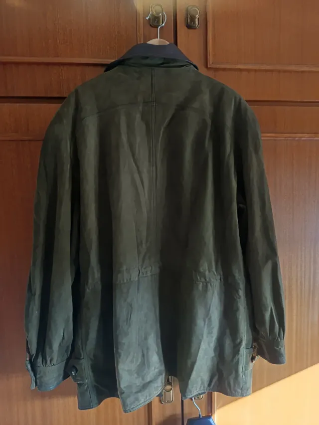 Abrigo Vintage Ante Verde.M.