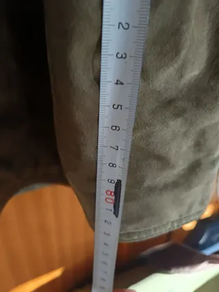 Abrigo Vintage Ante Verde.M.