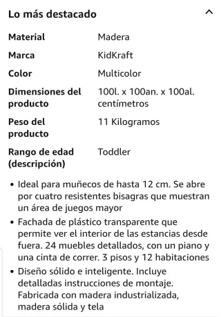 Casa de muñecas KidKraft Sparkle Mansion.