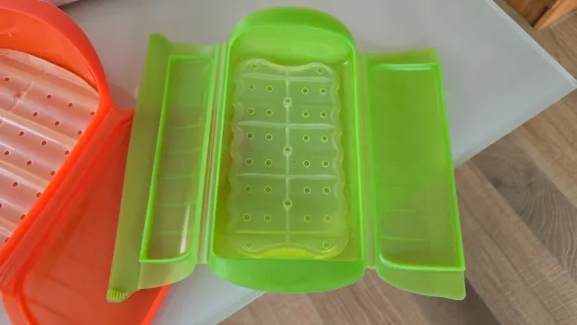 Estojos de vapor Lecue Laranja e Verde